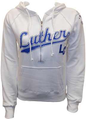 Camp David 1/4 Zip White Hoodie