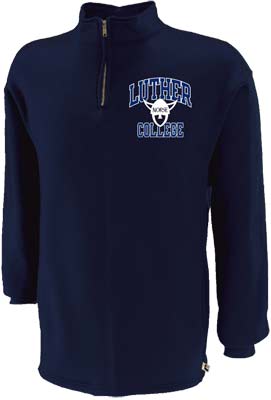 Jerzees Gray Mens 1/4 Zip Cadet