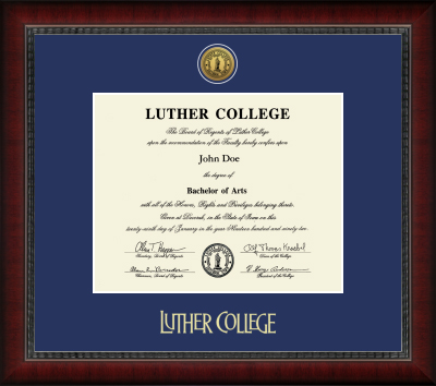 *Diploma Frame Sutton Medallion Engraved