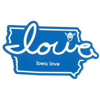 Iowa Love Decal