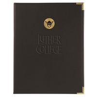 Embossed Padfolio Gold Medallion