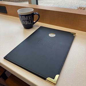 EMBOSSED PADFOLIO GOLD MEDALLION