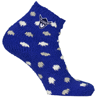 Fuzzy Polka Dot Socks