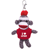 Sock Monkey Keychain