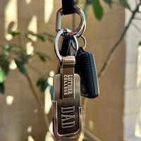 Metal Dad Keychain