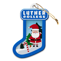 Luther College Santa Ornament