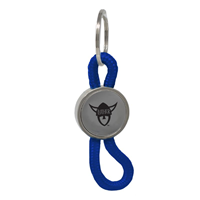 Emblematic Blue Rope Keychain