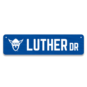 Emblematic Metal Street Sign