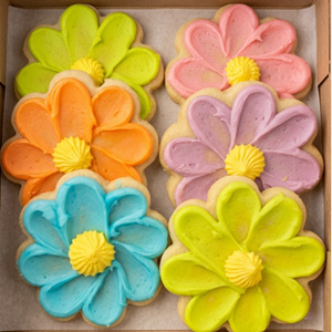 *May Day Decorated Sugar Cookies